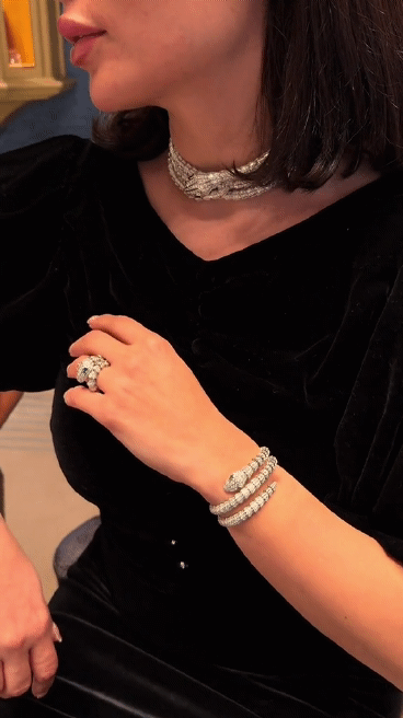 Gold Snake Wrap Bracelet